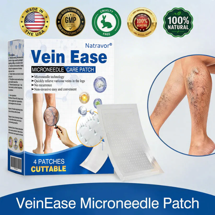 🇺🇸👨‍⚕️✅Natravor®  VeinEase Microneedle Care Patch⚡Instant Relief, Long-Term Results