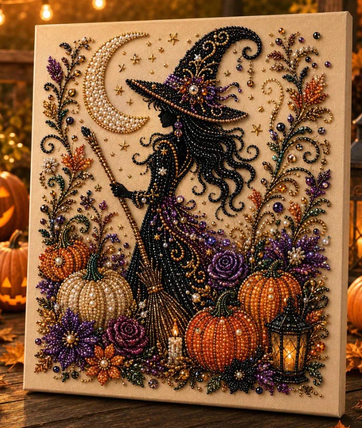 🔥🔥Last Day 50% OFF -🎃Halloween DIY Diamond Art Kit