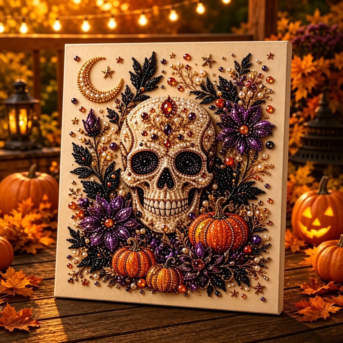🔥🔥Last Day 50% OFF -🎃Halloween DIY Diamond Art Kit
