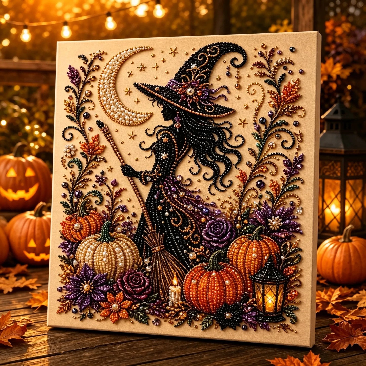 🔥🔥Last Day 50% OFF -🎃Halloween DIY Diamond Art Kit