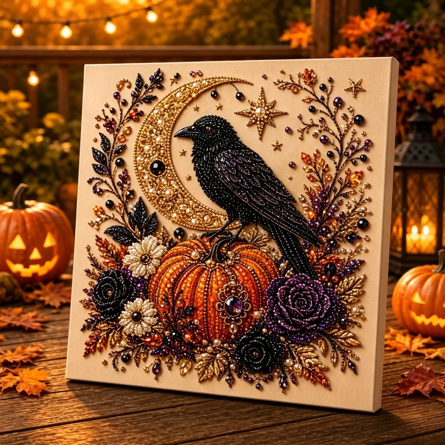 🔥🔥Last Day 50% OFF -🎃Halloween DIY Diamond Art Kit