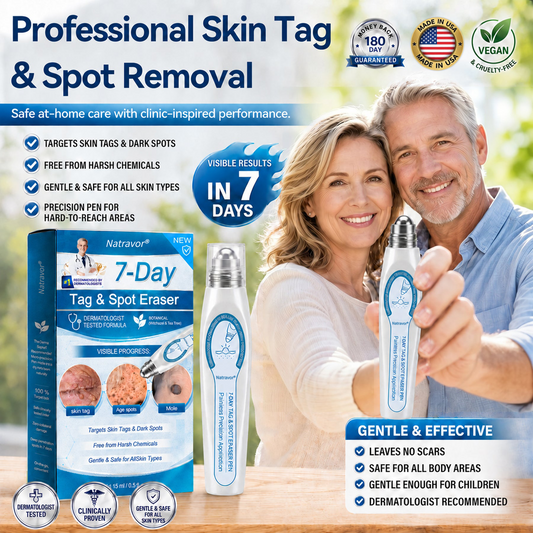 ⭐️𝐎𝐟𝐟𝐢𝐜𝐢𝐚𝐥 𝐁𝐫𝐚𝐧𝐝 𝐒𝐭𝐨𝐫𝐞 |✅🎉Natravor® 7-𝐷𝑎𝑦 𝗧𝐚𝐠 & 𝗦𝗽𝐨𝐭 𝐄𝐫𝒂𝒔𝒆𝒓(Zero Pain, Zero 𝐒𝐜𝐚𝒓𝒔 Rollerball)