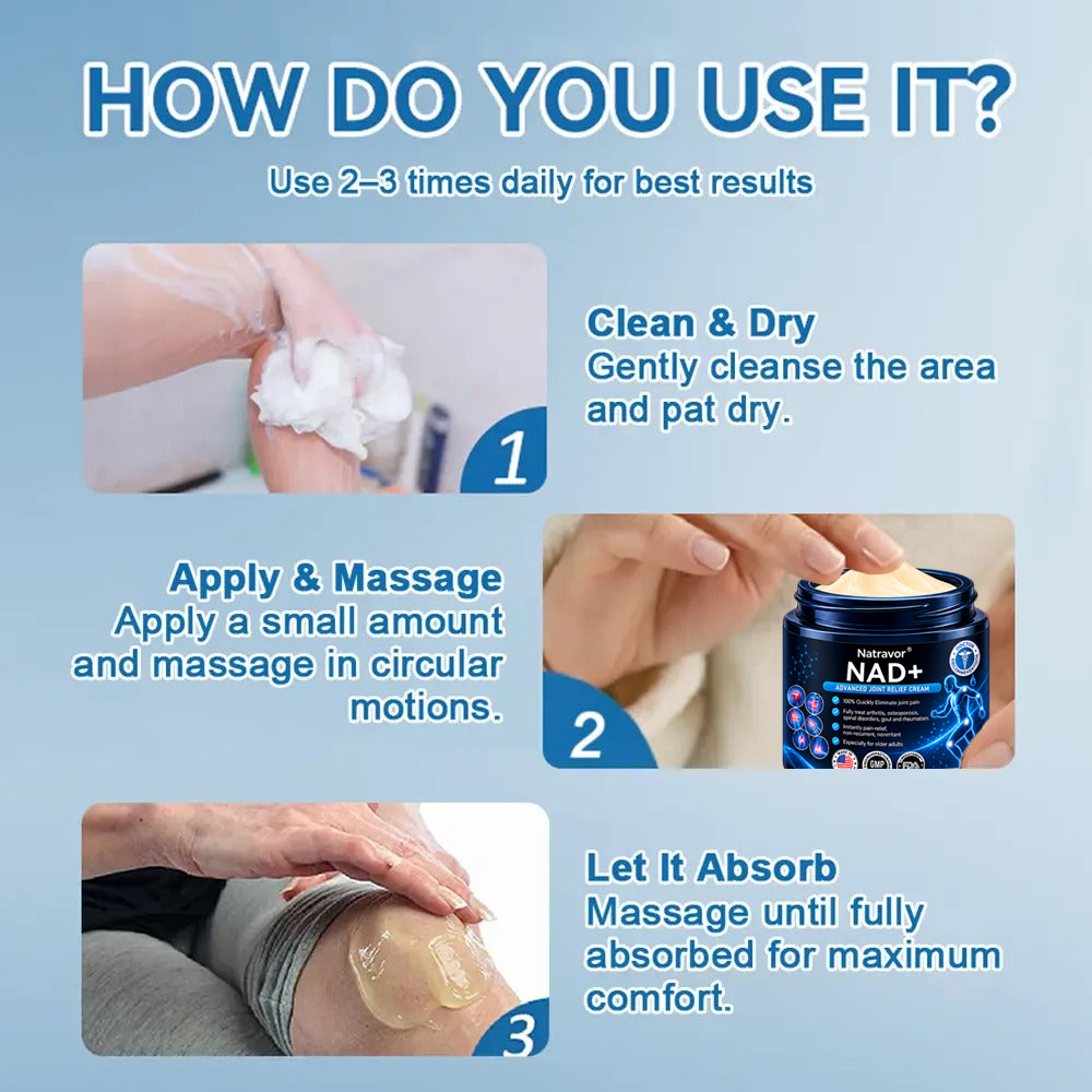 Official Store:  🦵𝐍𝐚𝐭𝐫𝐚𝐯𝐨𝐫™ NAD+ Advanced Anti-Aging Joint Relief Cre am (Specially for mature adults & recommended for daily joint care)🔥𝑳𝒂𝒔𝒕 𝒅𝒂𝒚 𝒑𝒓𝒐𝒎𝒐𝒕𝒊𝒐𝒏 7𝟎% 𝒐𝒇𝒇